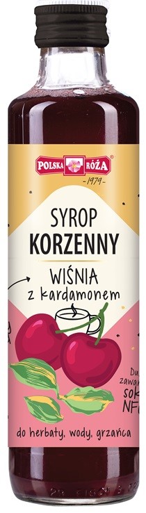 POLSKA RÓŻA Syrop korzenny wiśnia z kardamonem 250 ml