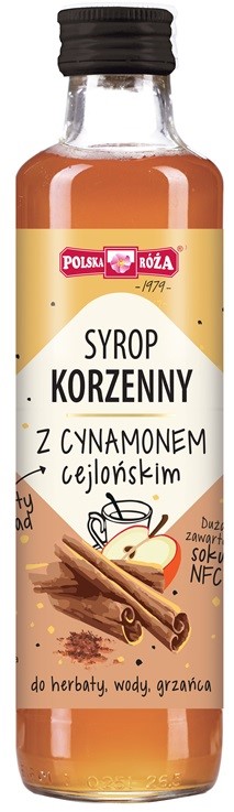 POLSKA RÓŻA Syrop korzenny z cynamonem cejlońskim 250ml
