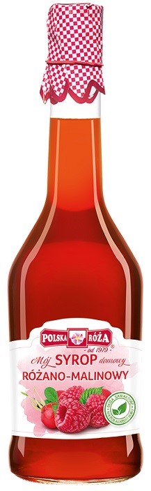 POLSKA RÓŻA Syrop różano-malinowy 500 ml