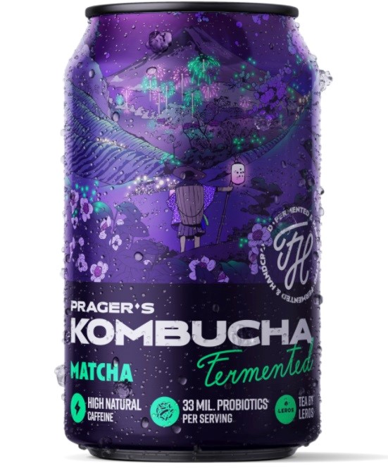 PRAGER'S Kombucha Matcha 330 ml
