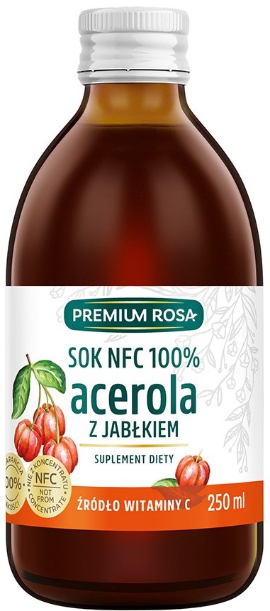 PREMIUM ROSA Acerola-naturalna witamina c 250 ml