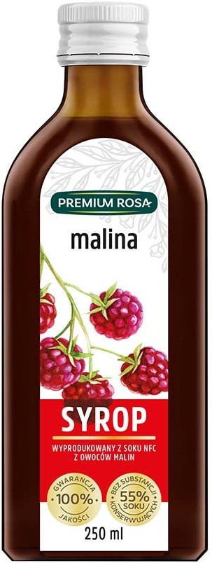 PREMIUM ROSA Syrop malinowy 250 ml