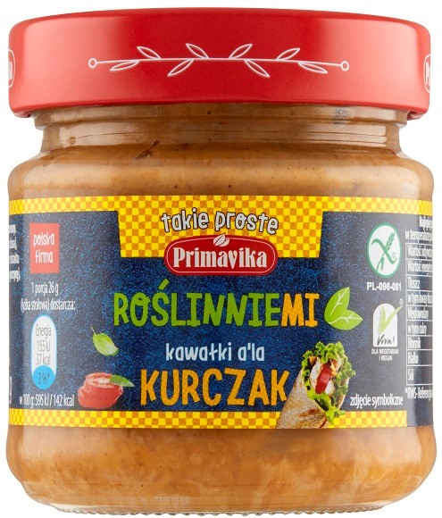 PRIMAVIKA Roślinnie Mi kawałki a'la kurczak 160 g