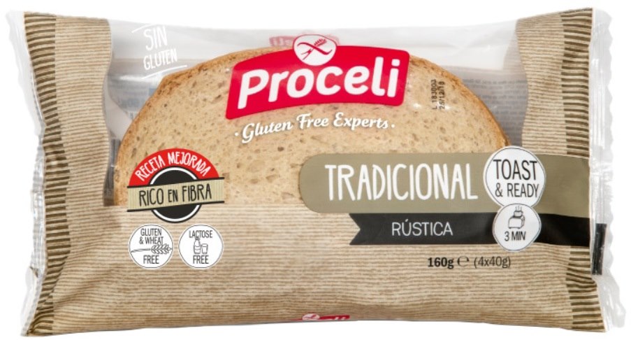 PROCELI Chleb tradycyjny BEZGL. 160 g