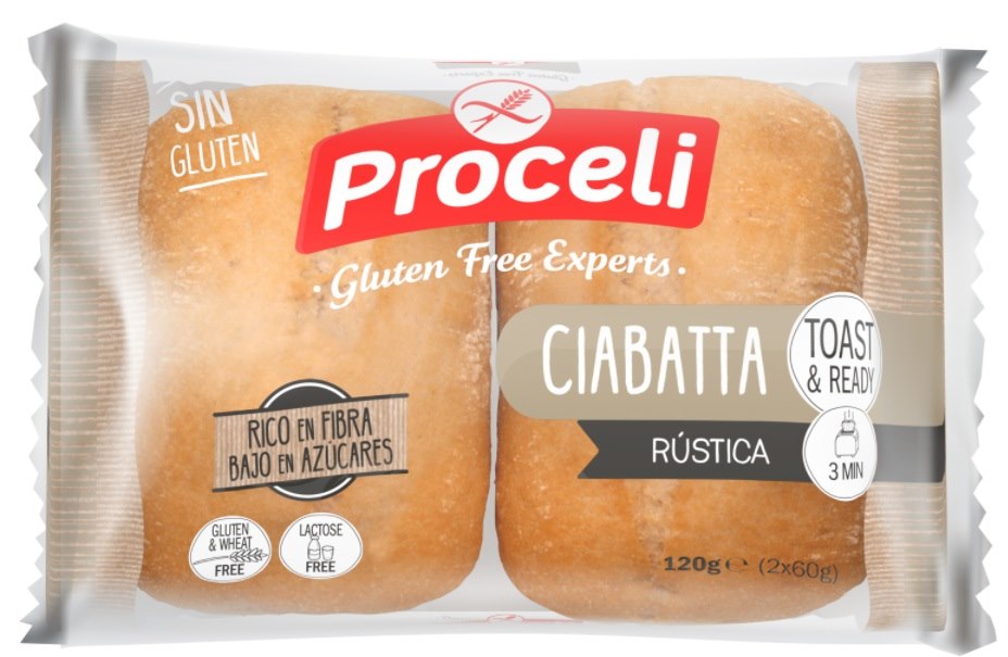 PROCELI Ciabatta- bułki do zapiekania BEZGL. 120 g