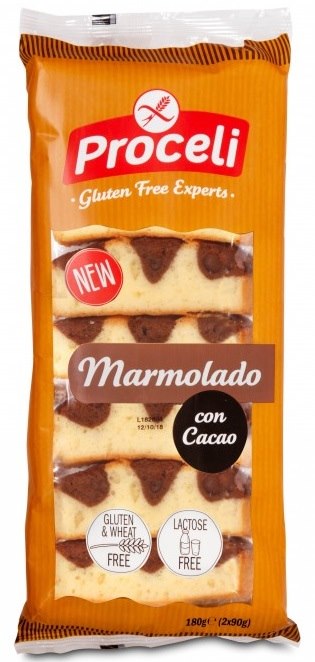 PROCELI Ciasto marmurkowe z kakao BEZGL. 180 g