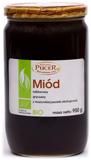 PUCER Miód gryczany BIO 950 g