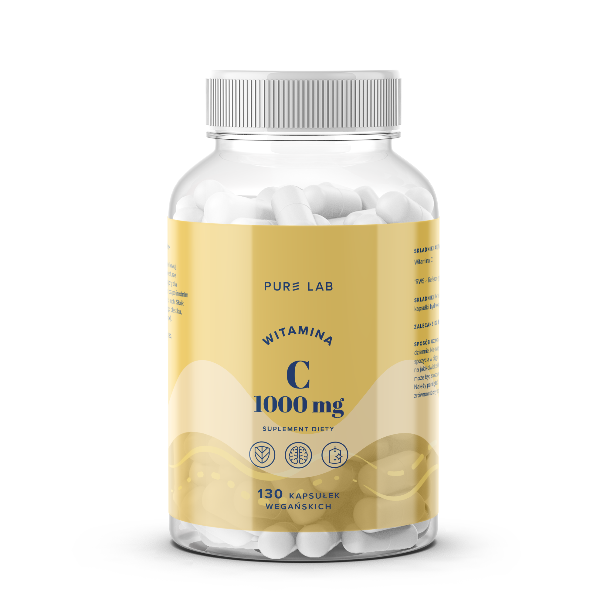 Pure Lab Witamina C 1000 mg 130 kapsułek