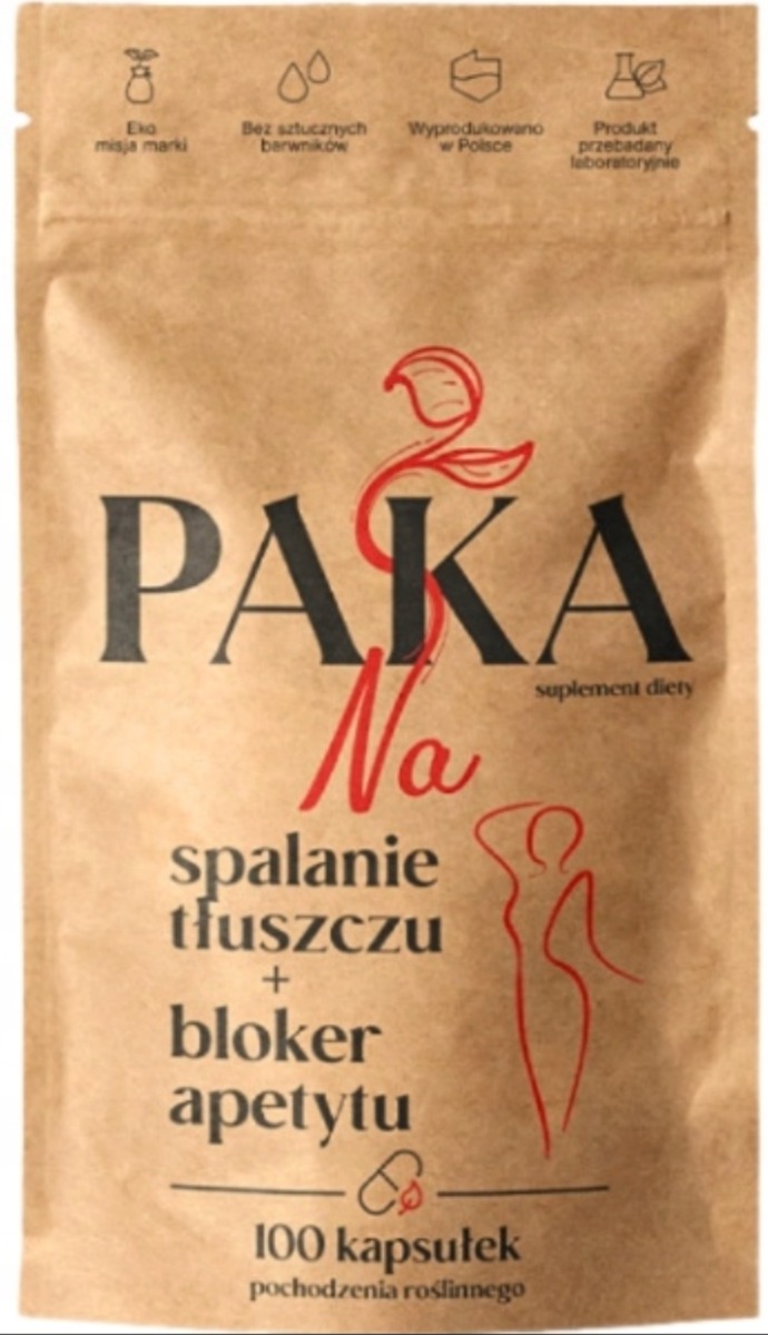 Paka Natury Na spalanie tłuszczu + bloker apetytu 100 kapsułek