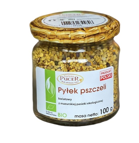 Pasieka pucer pyłek kwiatowy (pszczeli) bio 100 g
