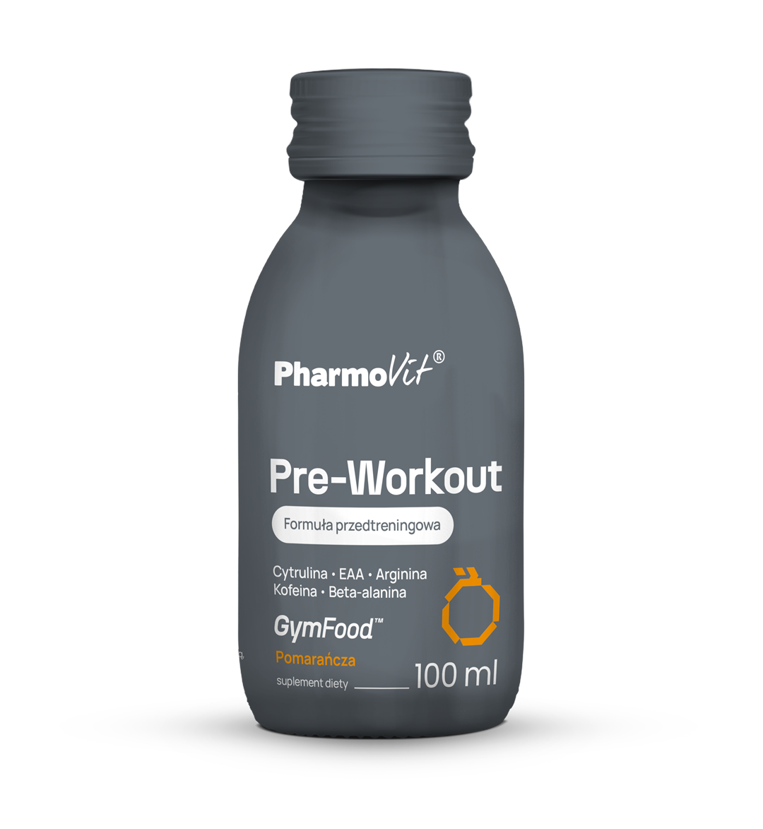 Pharmovit Pre-Workout Formuła przedtreningowa (pomarańcza) 100 ml