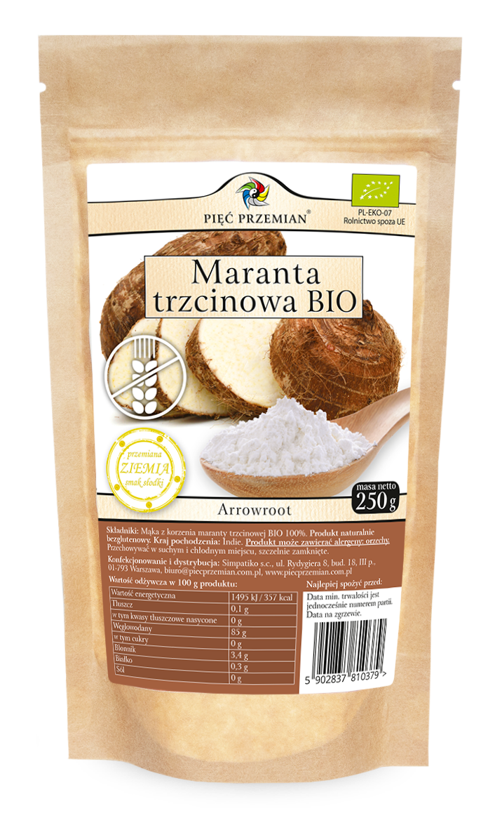 Pięć przemian maranta trzcinowa bezglutenowa bio 250 g