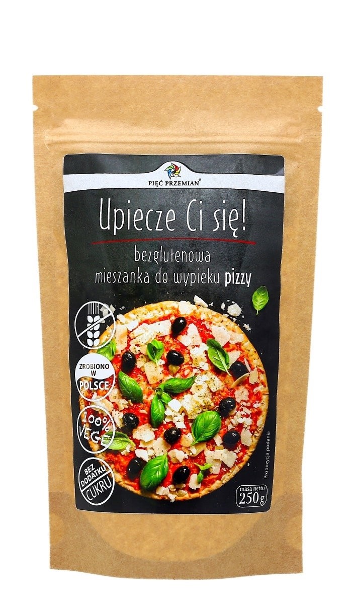 Pięć przemian mieszanka do wypieku pizzy bez dodatku cukrów bezglutenowa 250 g