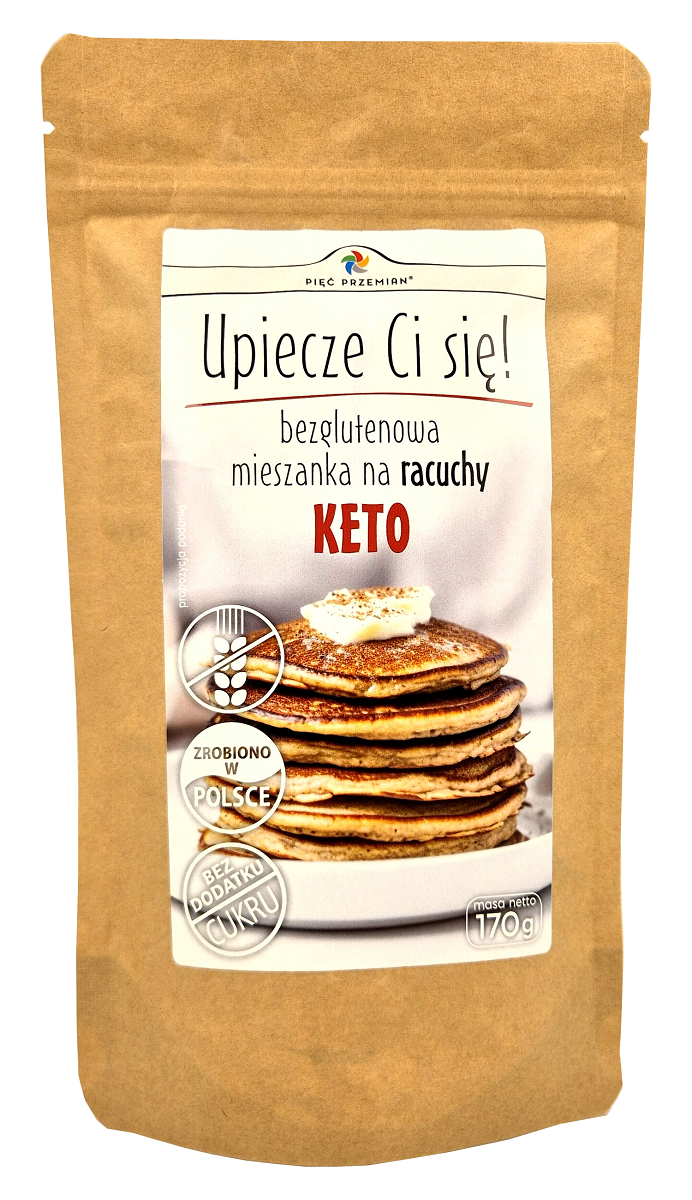 Pięć przemian mieszanka do wypieku racuchów bezglutenowa keto 170 g