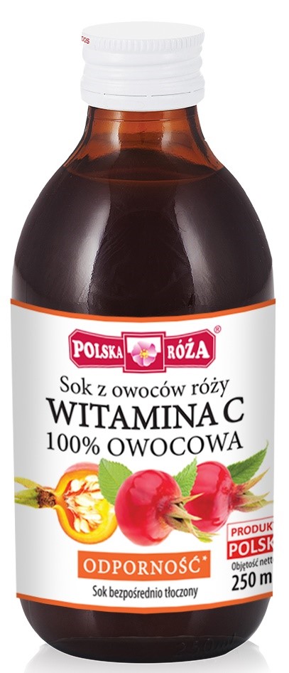 Polska róża sok z róży nfc na odporność 250 ml