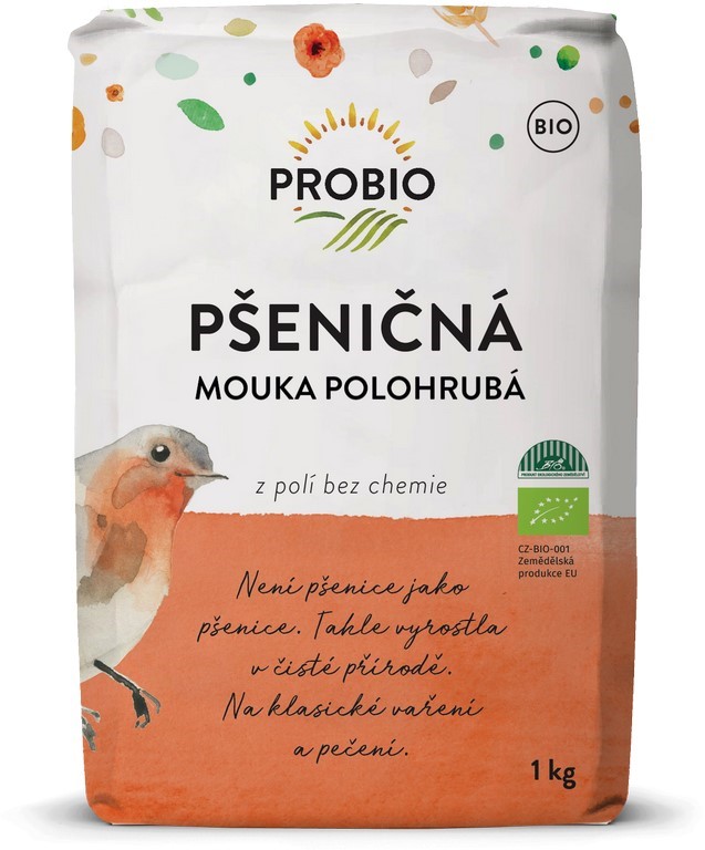Probio mąka pszenna krupczatka typ 450 bio 1 kg