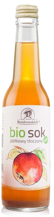 REMBOWSCY Sok jabłkowy tłoczony BIO  275 ml