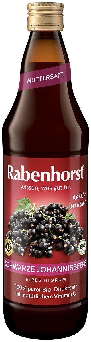 Rabenhorst sok z czarnej porzeczki nfc bio 750 ml