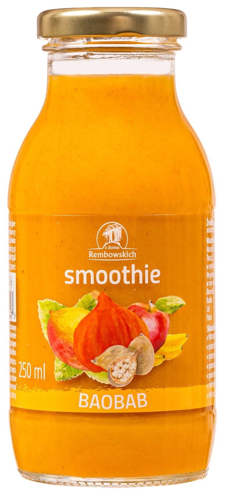 Rembowscy smoothie jabłko  mango  banan  dynia  baobab 250 ml