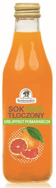 Rembowscy sok grejpfrut  pomarańcza nfc 250 ml