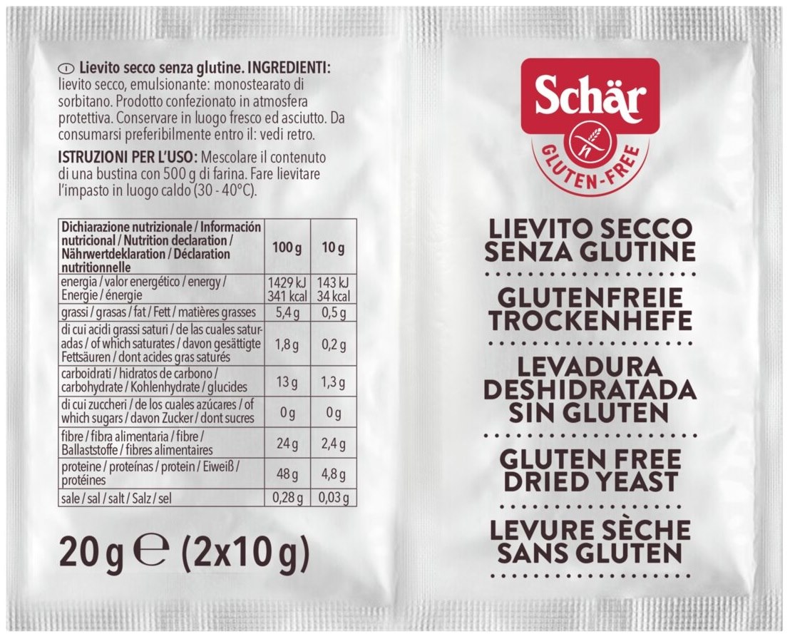 SCHAR Lievito- drożdże suche BEZGL. 20 g