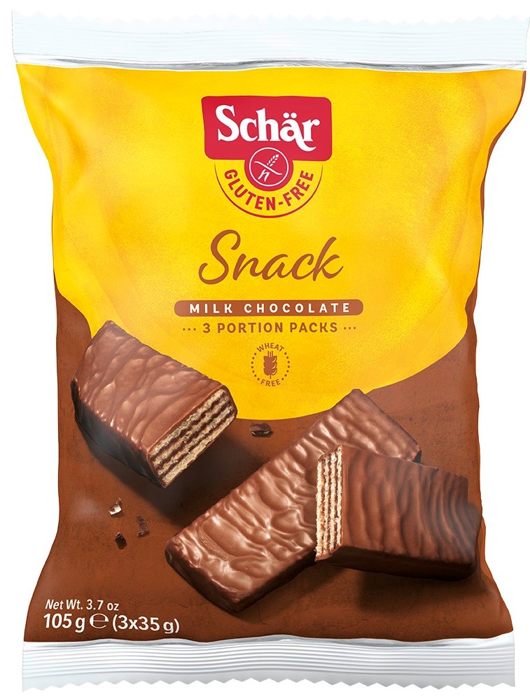 SCHAR Snack- wafle w czekoladzie (3x35g) BEZGL. 105 g