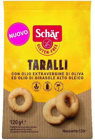 SCHAR Taralli- przekąska z oliwą z oliwek BEZGL. 120 g