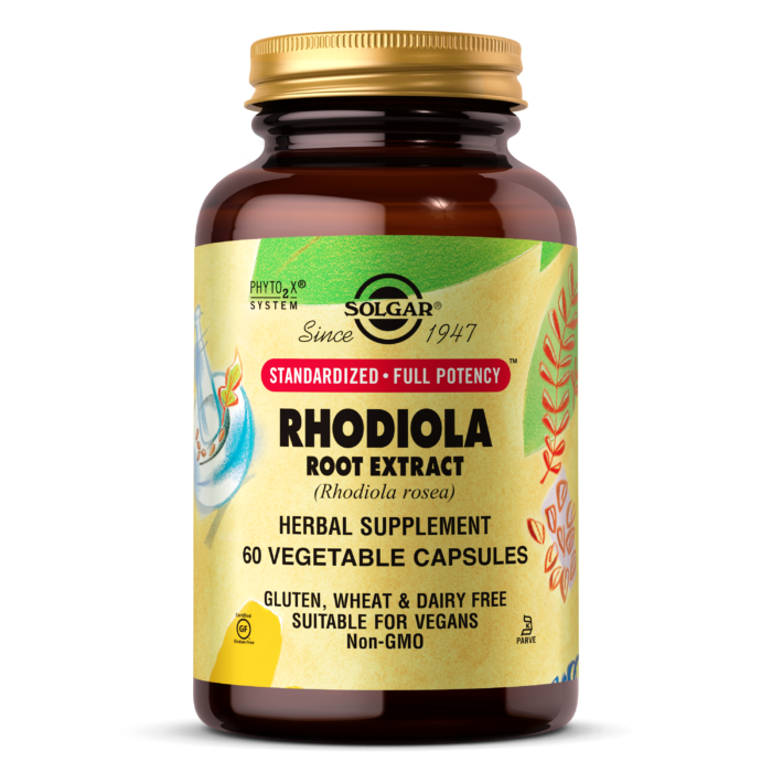 SOLGAR Rhodiola Root Extract SFP 500 mg (60 kaps.)