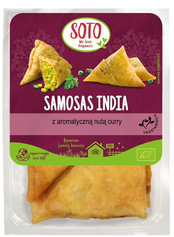 SOTO Samosy wegetariańskie BIO 250 g