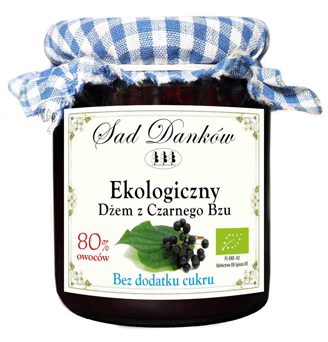 Sad danków czarny bez 80 % bio 260 g