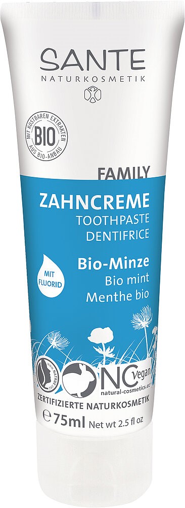 Sante pasta do zębów miętowa z fluorem eco 75 ml