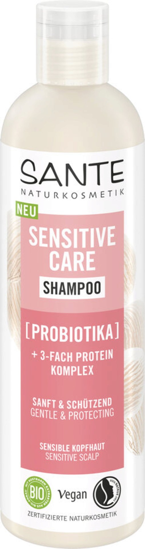 Sante szampon delikatny do wrażliwej skóry głowy probiotyk i kompleks proteinowy eco 250 ml