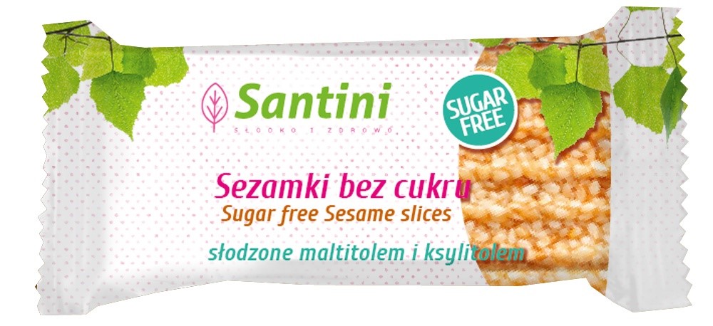 Santini sezamki słodzone maltitolem i ksylitolem 27 g