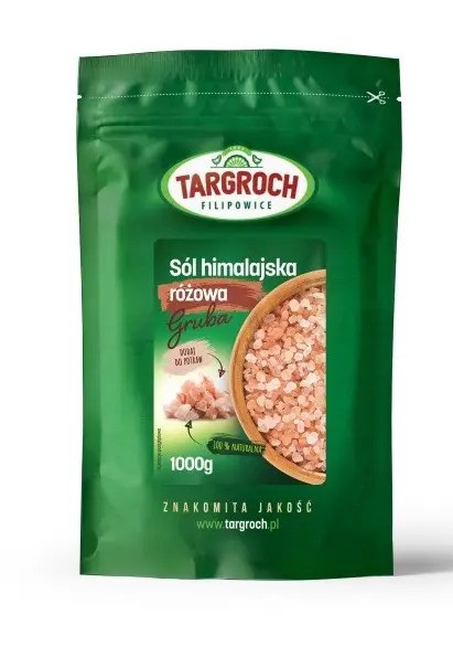 Targroch Sól himalajska różowa - gruba 1 kg