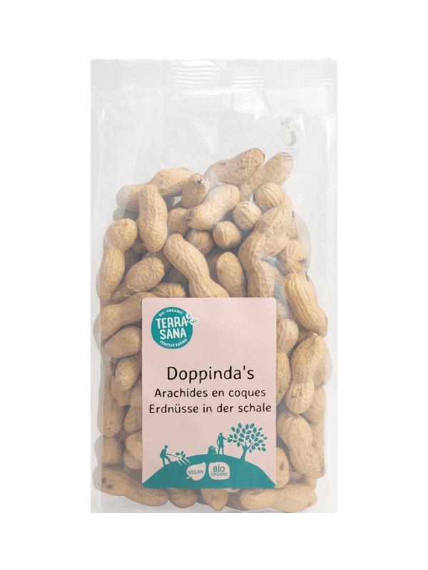 Terrasana orzeszki ziemne prażone w łupinach bio 330 g