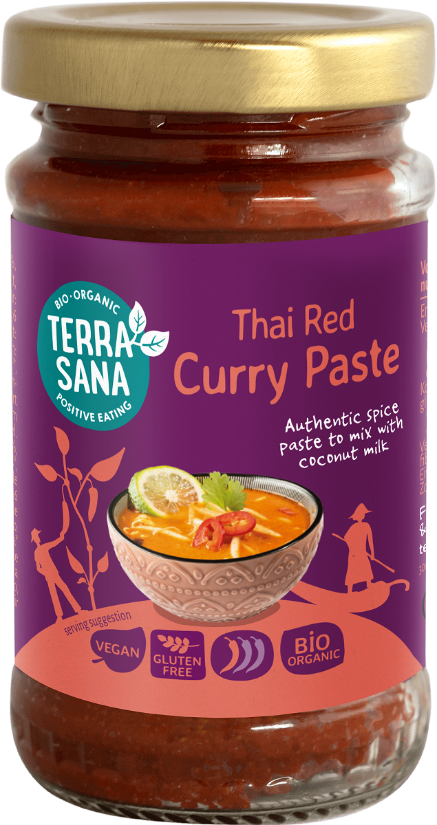 Terrasana pasta tajska czerwone curry bio 120 g