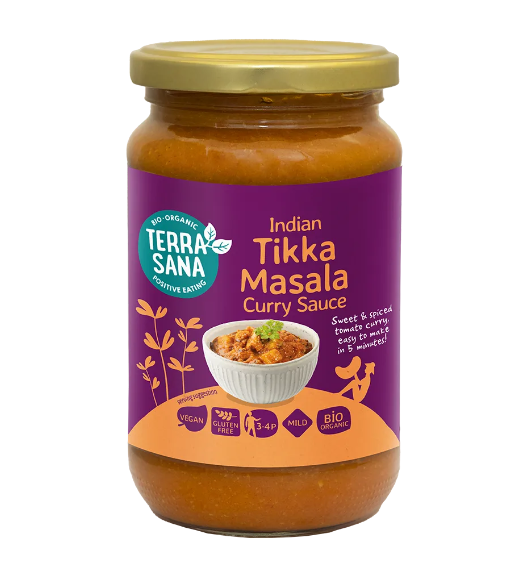 Terrasana sos curry indian tikka masala bezglutenowy bio 350 g