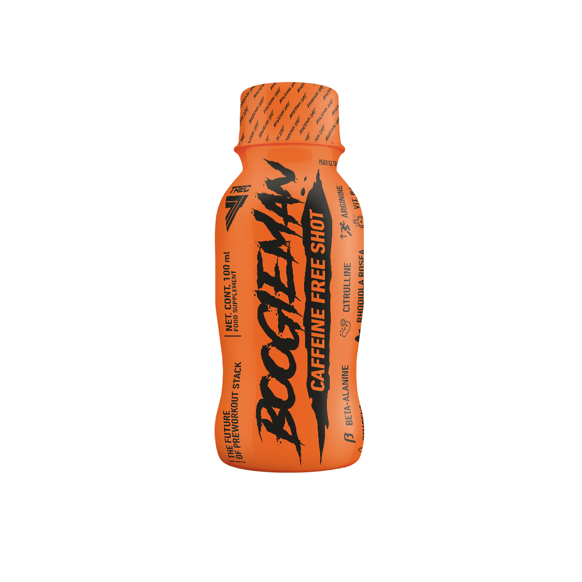 Trec Boogieman shot bez kofeiny 100 ml o smaku ice tea peach