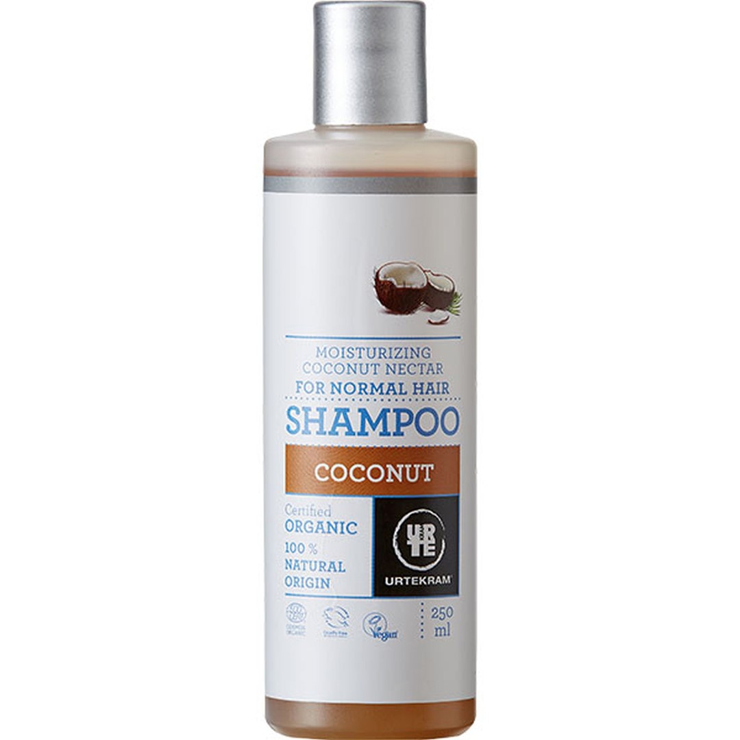 URTEKRAM Szampon kokosowy do włosów normalnych BIO 250 ml