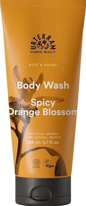 URTEKRAM Żel do mycia ciała o zapachu pomarańczy BIO 200 ml