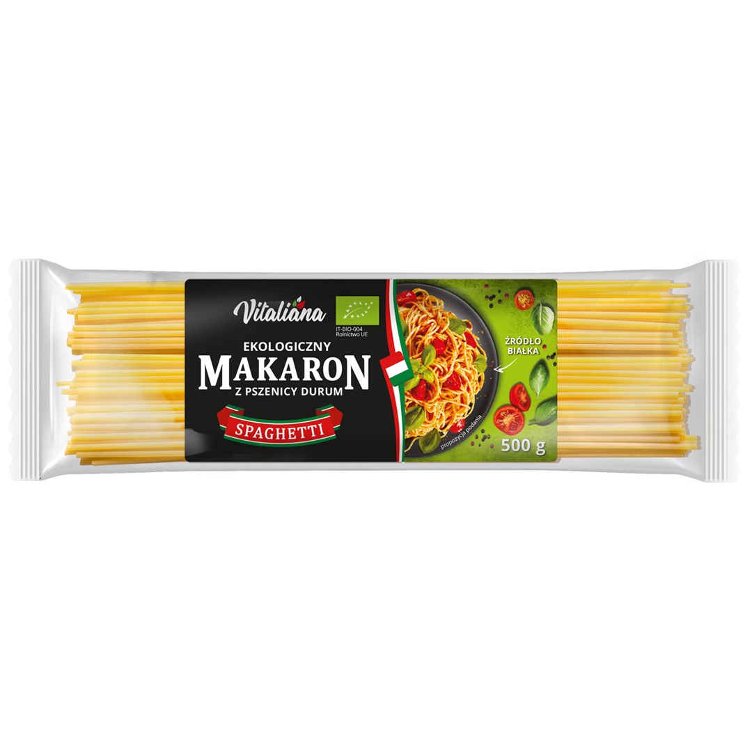 Vitaliana makaron (semolinowy) spaghetti bio 500 g