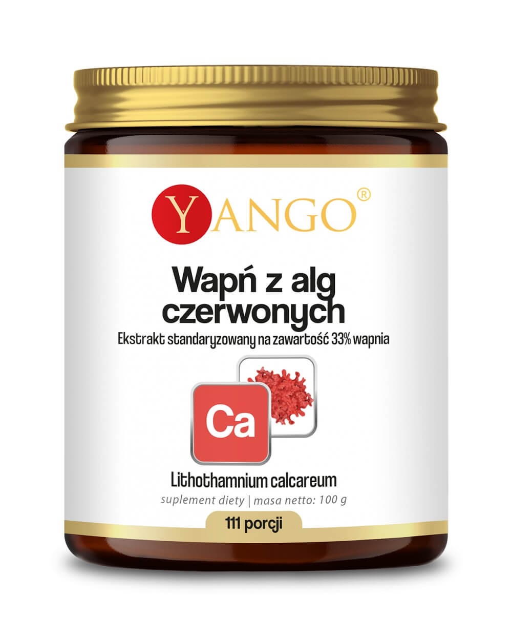 YANGO Wapń z alg czerwonych (100 g)