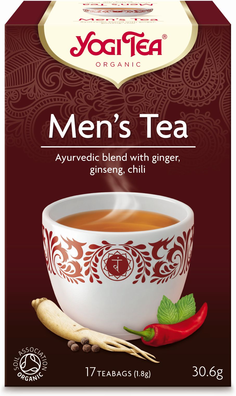 Yogi tea herbatka dla mężczyzn (men's tea) bio (17 x 1,8 g) 30,6 g