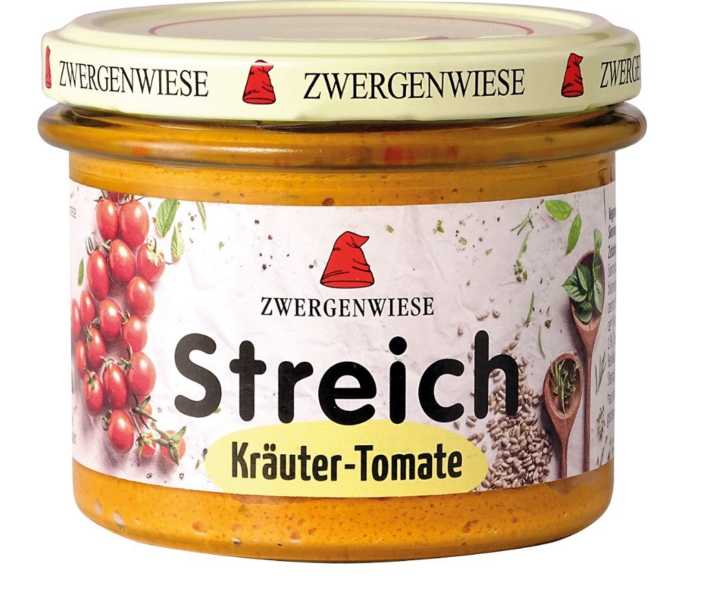 Zwergenwiese pasta słonecznikowa z ziołami i pomidorami bezglutenowa bio 180 g