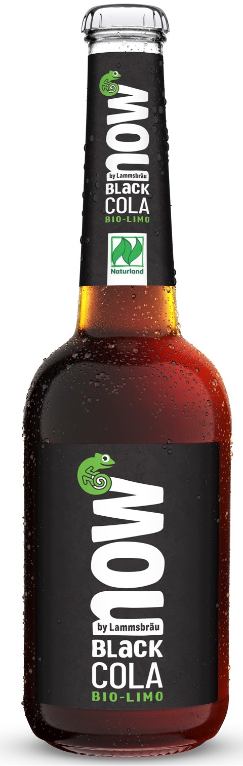 Black cola (z guaraną) bio 330 ml - now