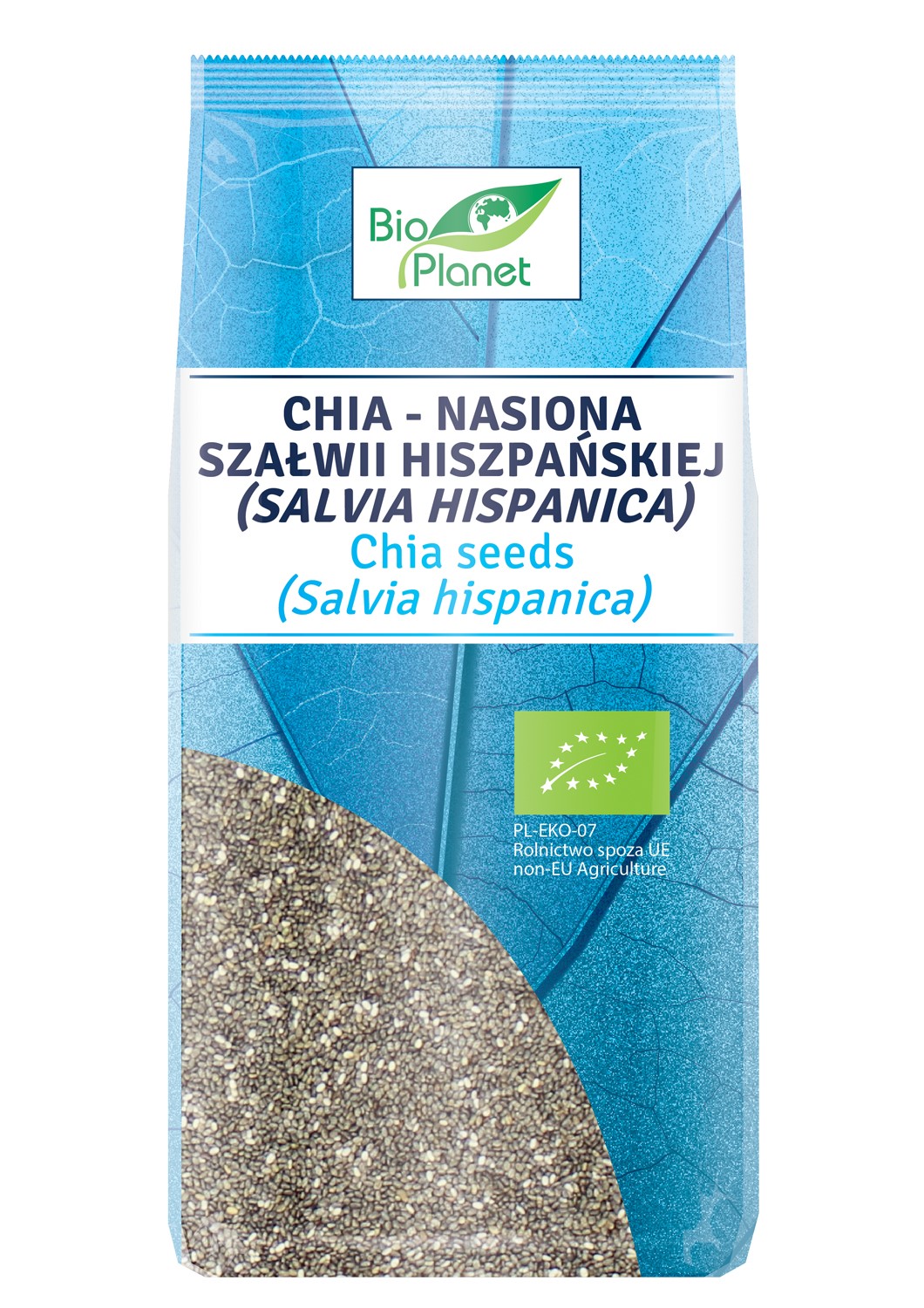 Chia - nasiona szałwii hiszpańskiej bio 400 g - bio planet