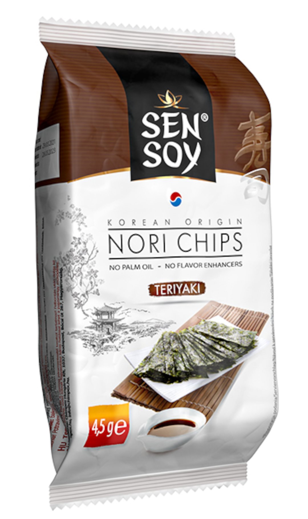 Chipsy nori teriyaki 4,5 g - sen soy