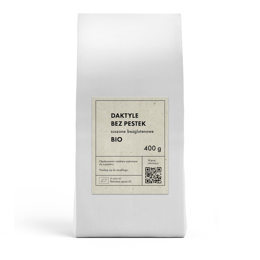 Daktyle suszone bezglutenowe bio 400 g - the planet