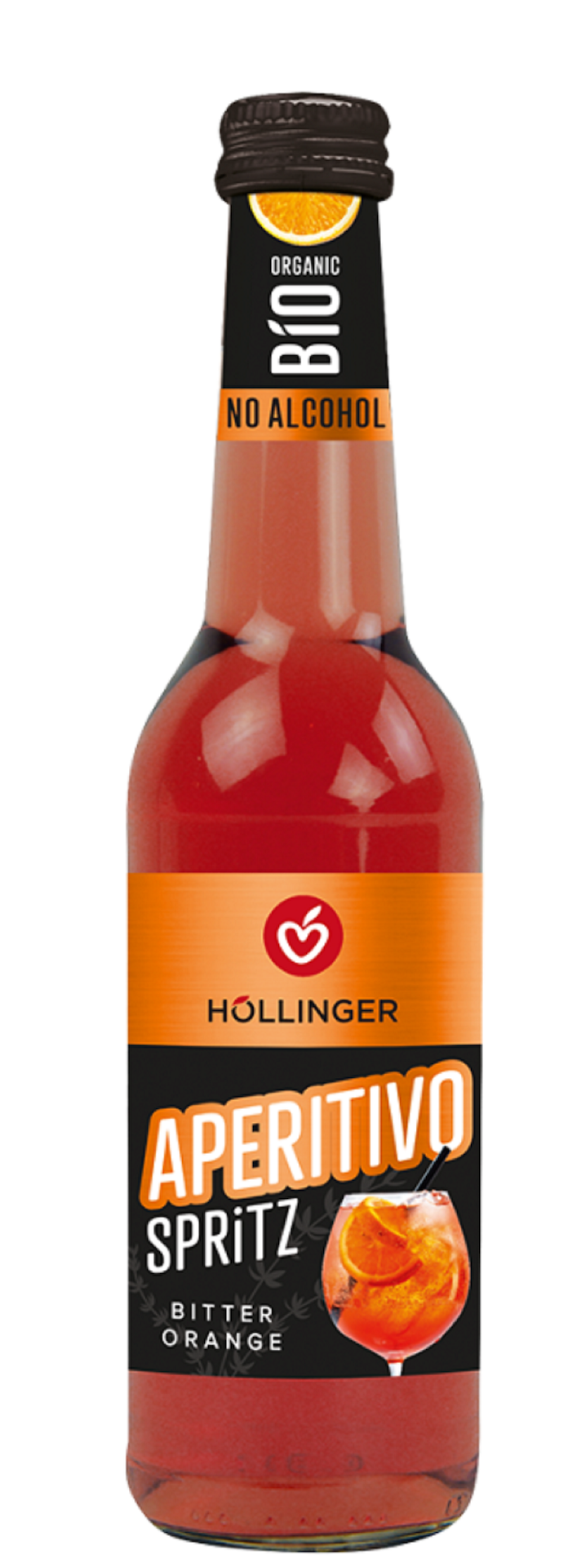 Drink musujący bezalkoholowy aperitivo bio 330 ml - hollinger