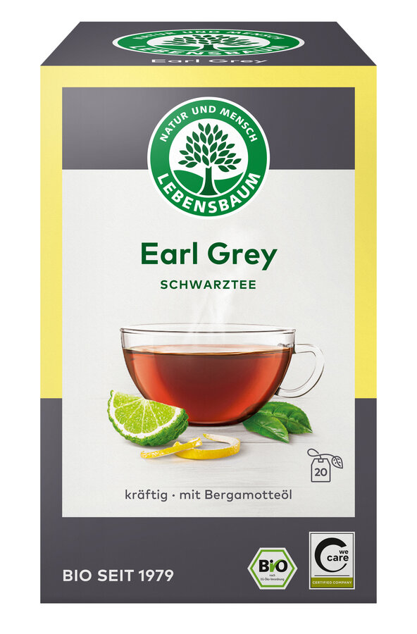 Herbata czarna earl grey bio (20 x 2 g) 40 g - lebensbaum